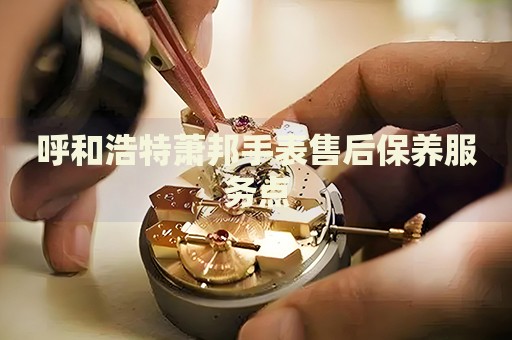 呼和浩特蕭邦手表售后保養(yǎng)服務(wù)點(diǎn)