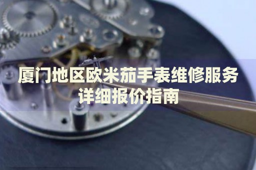 廈門地區(qū)歐米茄手表維修服務(wù)詳細報價指南