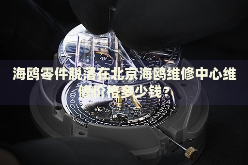 海鷗零件脫落在北京海鷗維修中心維修價(jià)格多少錢？