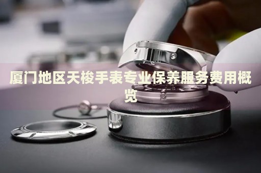 廈門地區(qū)天梭手表專業(yè)保養(yǎng)服務(wù)費用概覽
