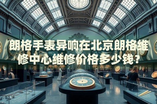朗格手表異響在北京朗格維修中心維修價格多少錢？