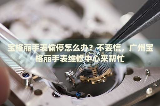 寶格麗手表偷停怎么辦？不要慌，廣州寶格麗手表維修中心來幫忙