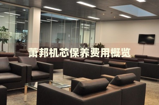 蕭邦機(jī)芯保養(yǎng)費(fèi)用概覽
