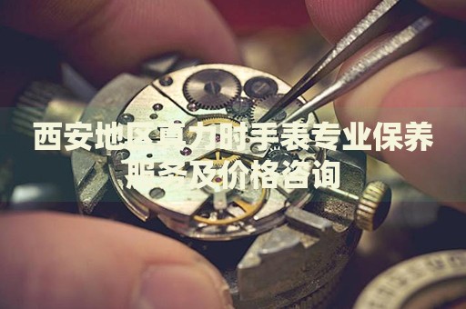 西安地區(qū)真力時手表專業(yè)保養(yǎng)服務(wù)及價格咨詢