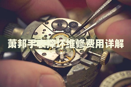 蕭邦手表摔壞維修費用詳解