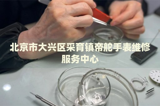 北京市大興區(qū)采育鎮(zhèn)帝舵手表維修服務(wù)中心