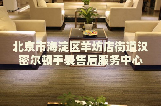 北京市海淀區(qū)羊坊店街道漢密爾頓手表售后服務(wù)中心