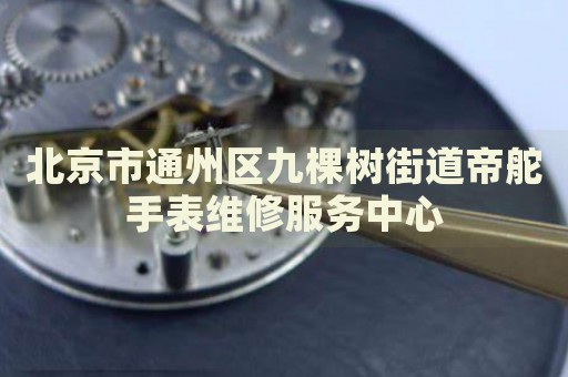 北京市通州區(qū)九棵樹街道帝舵手表維修服務(wù)中心