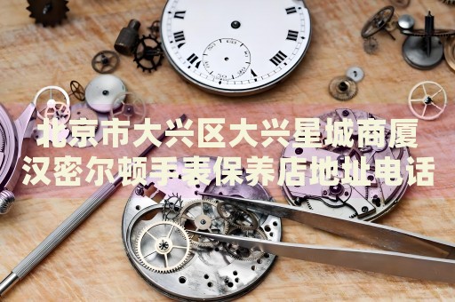 北京市大興區(qū)大興星城商廈漢密爾頓手表保養(yǎng)店地址電話