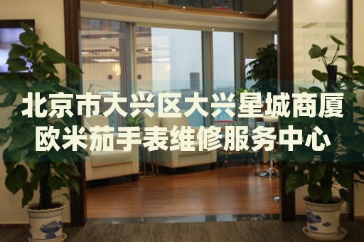 北京市大興區(qū)大興星城商廈歐米茄手表維修服務中心