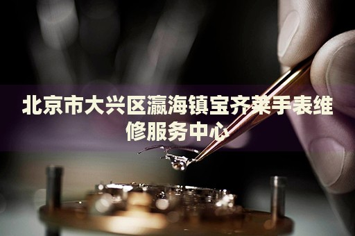 北京市大興區(qū)瀛海鎮(zhèn)寶齊萊手表維修服務(wù)中心