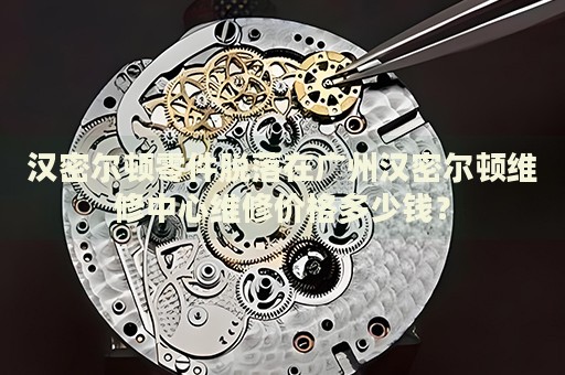 漢密爾頓零件脫落在廣州漢密爾頓維修中心維修價格多少錢？