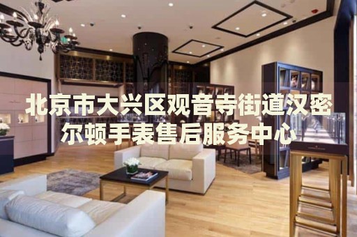 北京市大興區(qū)觀音寺街道漢密爾頓手表售后服務中心