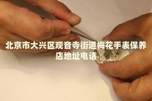 北京市大興區(qū)觀音寺街道梅花手表保養(yǎng)店地址電話