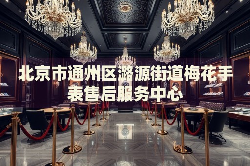 北京市通州區(qū)潞源街道梅花手表售后服務(wù)中心
