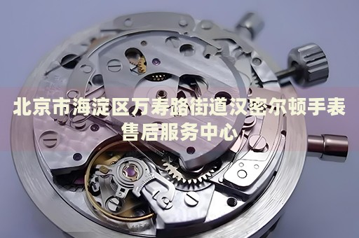 北京市海淀區(qū)萬壽路街道漢密爾頓手表售后服務(wù)中心