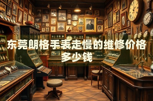 東莞朗格手表走慢的維修價格多少錢