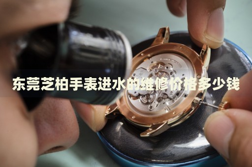 東莞芝柏手表進水的維修價格多少錢