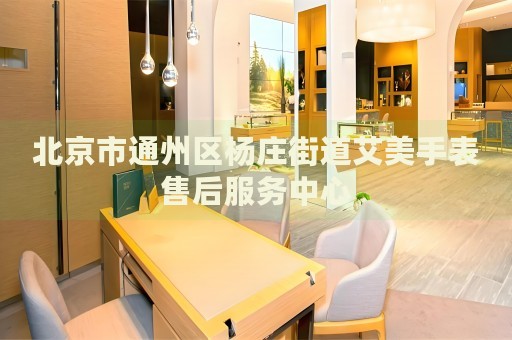 北京市通州區(qū)楊莊街道艾美手表售后服務中心