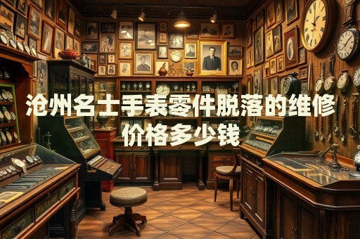 滄州名士手表零件脫落的維修價格多少錢