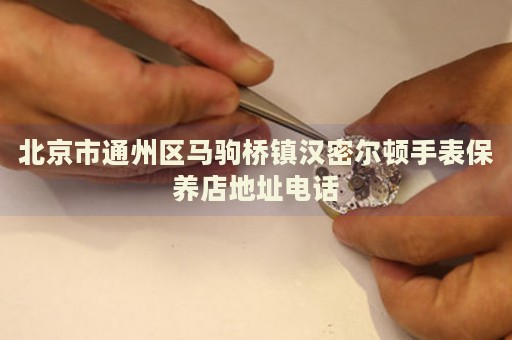 北京市通州區(qū)馬駒橋鎮(zhèn)漢密爾頓手表保養(yǎng)店地址電話